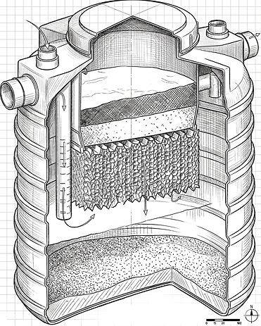 Diagram 6 tahap filtrasi
