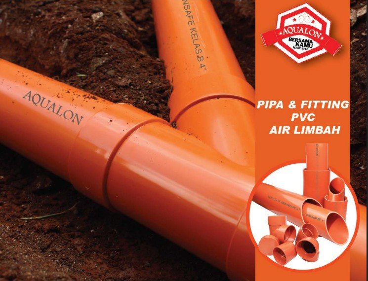 PIPA LIMBAH PVC DRAINSAFE DIAMETER 6 INCH @4 METER SC